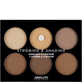 Absolute New York - Foundation - Strobing & Shading Highlight & Contour Palette Tan To Deep