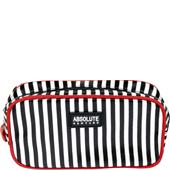 Absolute New York - Sminkväskor - Mono Stripe Satin Cosmetic Bag