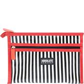 Absolute New York - Sminkväskor - Mono Stripe Satin Cosmetic Bag