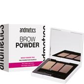 Andmetics - Ögonbryn - Brow Powder Trio