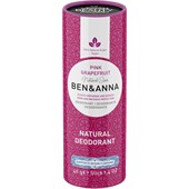 BEN&ANNA - Deodorant PaperStick - Natural Deodorant Stick Pink Grapefruit