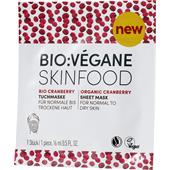 BIO:VÉGANE - Bio Cranberry - Maschera tessuto