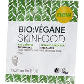 BIO:VÉGANE - Bio Grüntee - Maschera tessuto