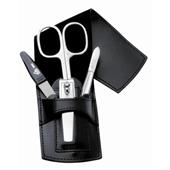 ERBE - Manicure Etuis - Design-etui, 4 delar, svart