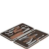 ERBE - Manicure Etuis - INOX Manikyretui, 7 delar, Bamboo