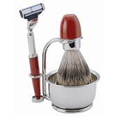 ERBE - Rakset - rakningsset masurträ, Gillette Mach3, 4 delar