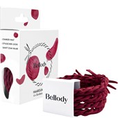 Bellody - Hårsmycken - Original Hair Rubbers Bordeaux Red