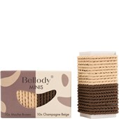 Bellody - Minis - Hair Rubber Set Mocha Brown & Champagne Beige