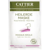 Cattier - Ansiktsvård - Rosa helande jord Mask för känslig hud