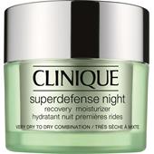 Clinique - Återfuktande hudvård - Superdefense Night Recovery Moisturizer, hudtyp 1/2
