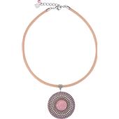 Coeur de Lion - Halskedjor - Swarovski kristall & glas Collier Peach