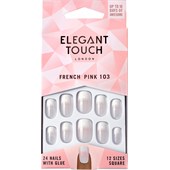 Elegant Touch - Artificial nails - Natural French 103 Pink Medium