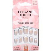 Elegant Touch - Lösnaglar - Natural French 124 Bare Short
