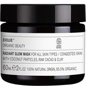 Evolve Organic Beauty - Ansiktsmasker - Radiant Glow 2-In-1 Face Mask & Polish