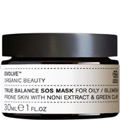 Evolve Organic Beauty - Ansiktsmasker - True Balance SOS Mask