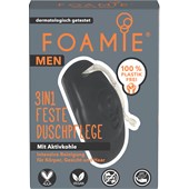 Foamie - Body - Aktivt kol 3-i-1 fast duschtvål män