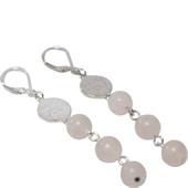 Gab & Ty by Jana Ina - Örhängen - Örhängen Roséfärgad jade 925 Sterling Silver