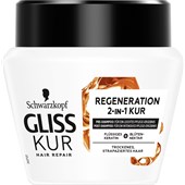 Gliss Kur - Hair treatment - Total Repair 2-i-1 Regenereringskur