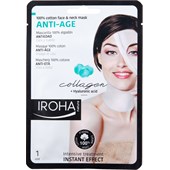 Iroha - Ansiktsvård - Anti Aging 100 % Cotton Face & Neck Mask