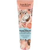 Jean & Len - Återfuktande hudvård - Kokos & sandelträ Vårdande peeling