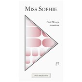 Miss Sophie - Nagelfolie - Rose Babyboomer Pedicure Wrap