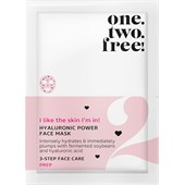 One.two.free! - Ansiktsvård - Hyaluronic Power Face Mask