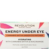 Revolution Skincare - Ögonvård - Energy Under Eye Cannabis Sativa Under Eye Patches