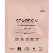 StarSkin - Cloth mask - Silkmud rosa lera Puifying Face Mask Bio-Cellulose