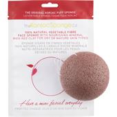 The Konjac Sponge Co. - Ansikte - French Red Clay Konjac Sponge Puff