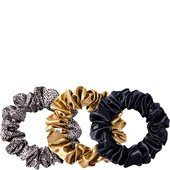 slip - Hair Care - Pure Silk Large Hair Scrunchies Leopard Mix