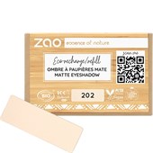 zao - Eyeshadow & Primer - Påfyllning Rectangular Eyeshadow Matt