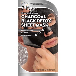 7th Heaven - Herrar - Charcoal Black Detox Sheet Mask
