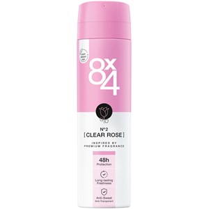 8x4 - Kvinnor - Deodorant Spray No. 2 Clear Rose