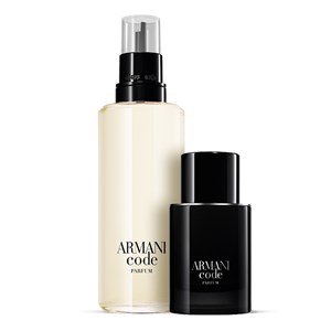 Armani - Code Homme - Armani Code Homme Parfum - Påfyllningsbar 50 ml + Parfum - Påfyllningsbar Påfyllning 150 ml