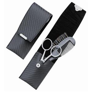 ERBE - Manicure Etuis - Carbonium-etui, 2 utensilier, svart