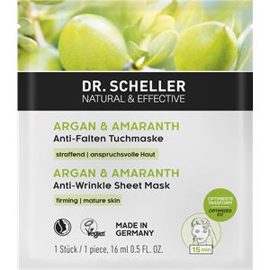 Dr. Scheller - Arganolja & amarant - Maschera tessuto