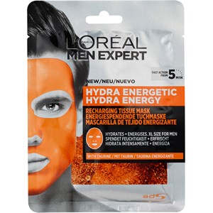 L'Oréal Paris Men Expert - Ansiktsvård - Hydra Energetic energiespendene Tuchmaske