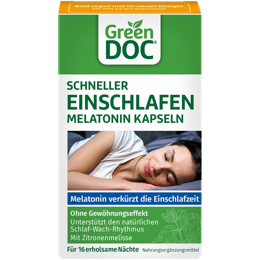 parfumdreams.se | Sleep & relaxation Fall asleep faster melatonin capsules from GreenDoc
